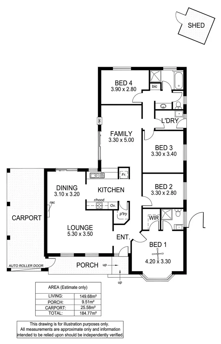 Floorplan of Homely house listing, 9 Aish Court, Woodcroft SA 5162