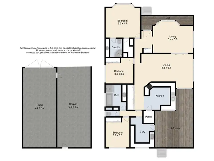 Floorplan of Homely house listing, 1C Jones Street, Avenel VIC 3664