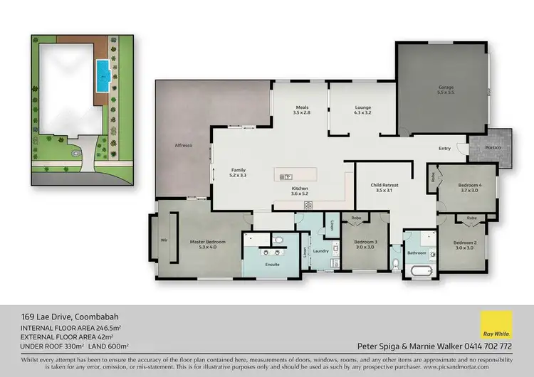 Floorplan of Homely house listing, 169 Lae Drive, Coombabah QLD 4216