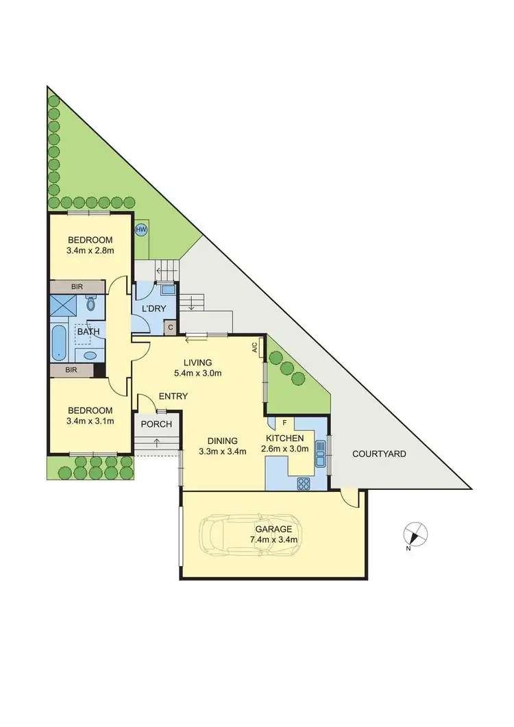 Floorplan of Homely unit listing, 4/65-67 Argyle Street, Fawkner VIC 3060