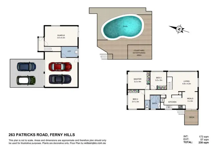Floorplan of Homely house listing, 263 Patricks Road, Ferny Hills QLD 4055