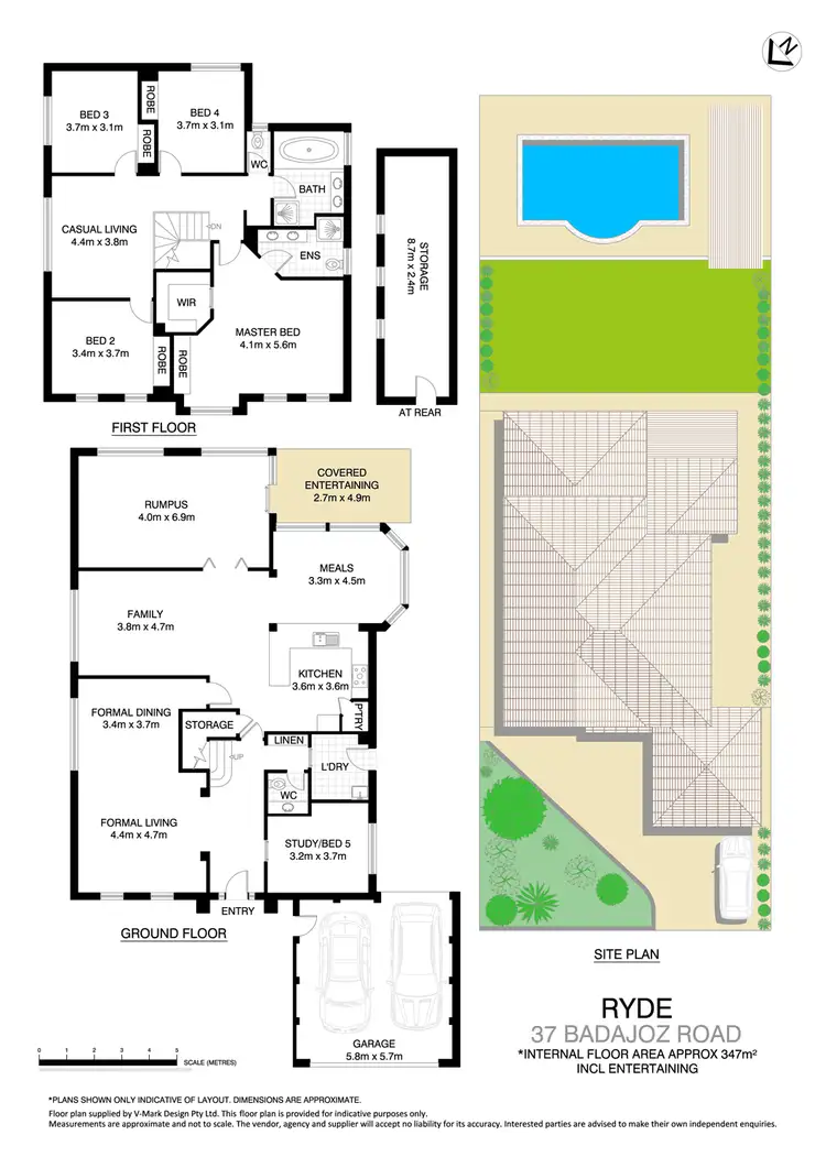 Floorplan of Homely house listing, 37 Badajoz Road, Ryde NSW 2112