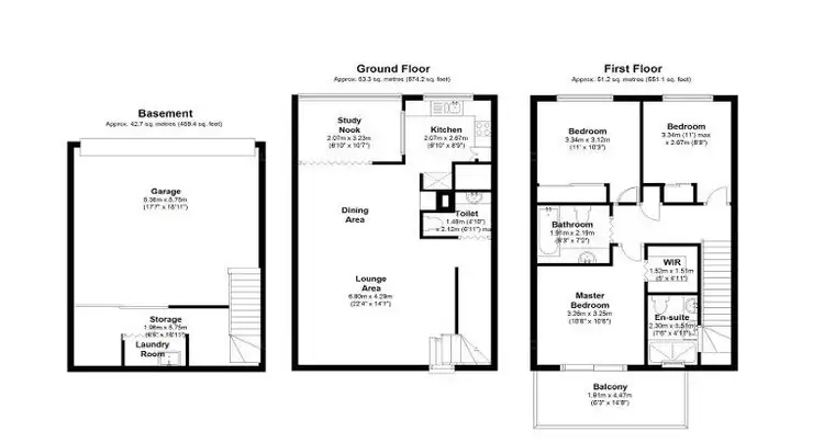 Floorplan of Homely townhouse listing, 2/16 Goldsbrough Road, Taringa QLD 4068