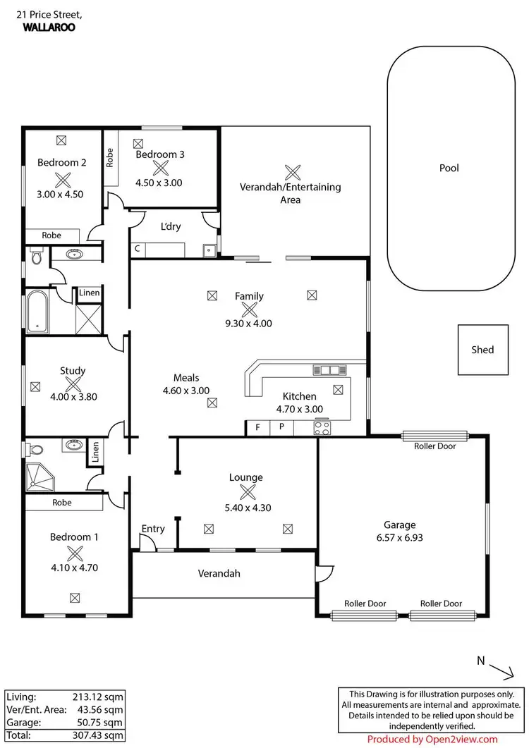 Floorplan of Homely house listing, 21 Price Street, Wallaroo SA 5556