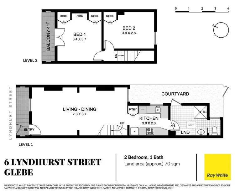 Floorplan of Homely house listing, 6 Lyndhurst Street, Glebe NSW 2037