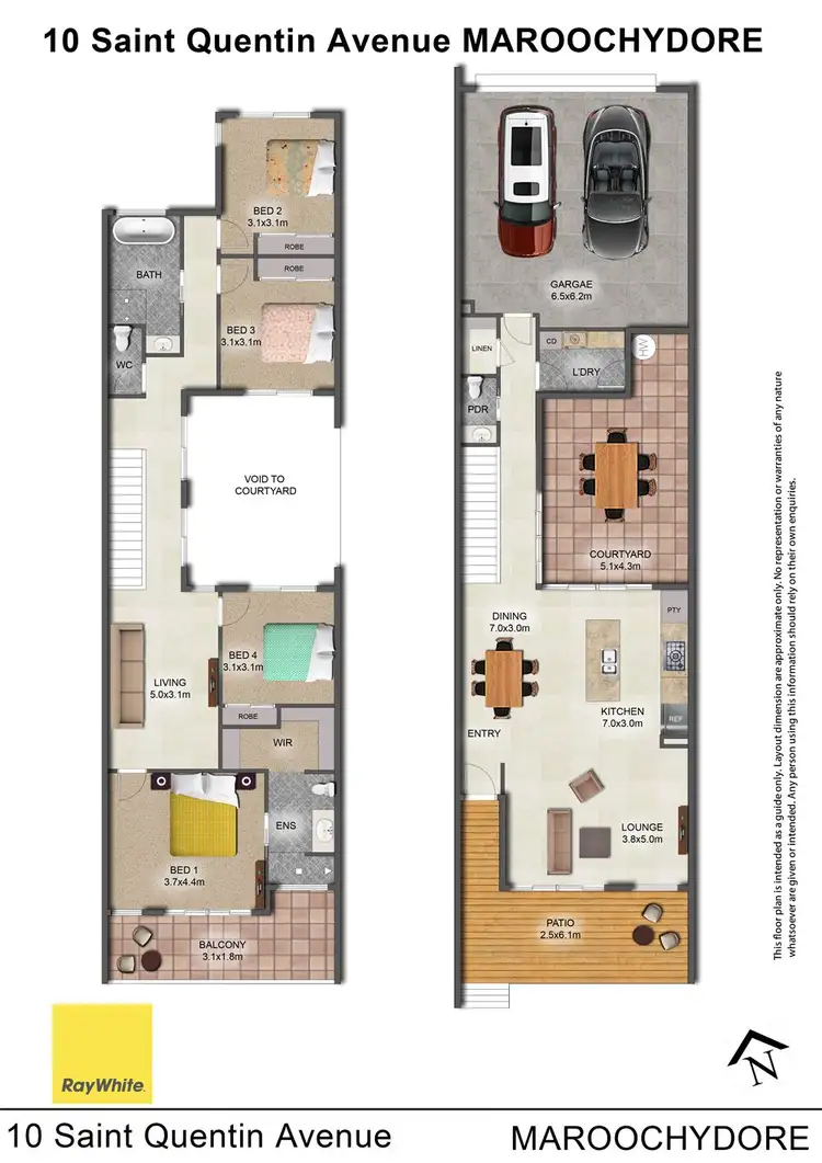 Floorplan of Homely house listing, 10 Saint Quentin Avenue, Maroochydore QLD 4558