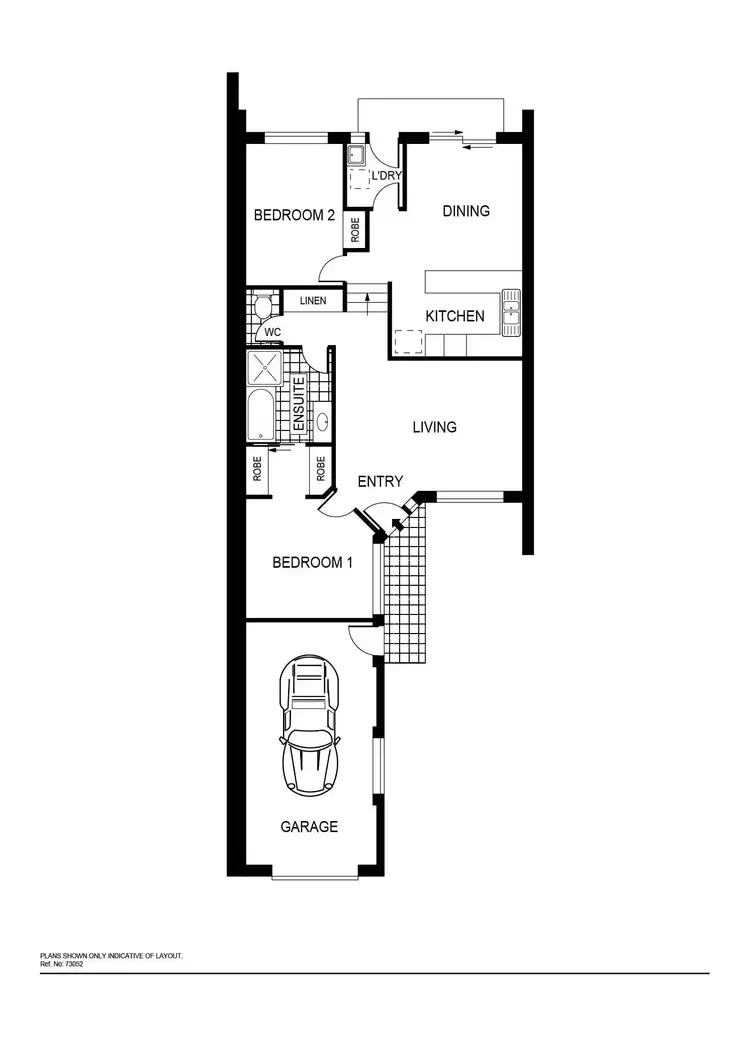 Floorplan of Homely townhouse listing, 8/57 Totterdell Street, Belconnen ACT 2617
