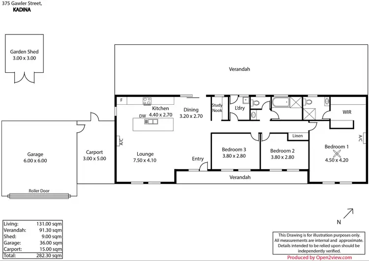 Floorplan of Homely house listing, 28 Gawler Street, Kadina SA 5554