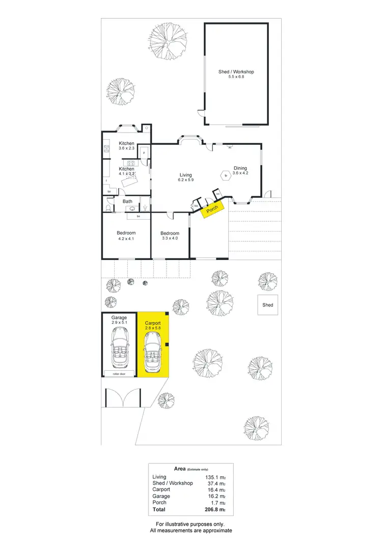 Floorplan of Homely house listing, 43 Wandana Terrace, Taperoo SA 5017