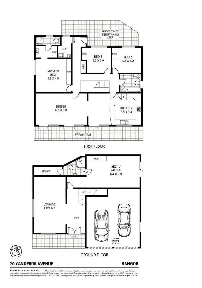 Floorplan of Homely house listing, 20 Yanderra Avenue, Bangor NSW 2234