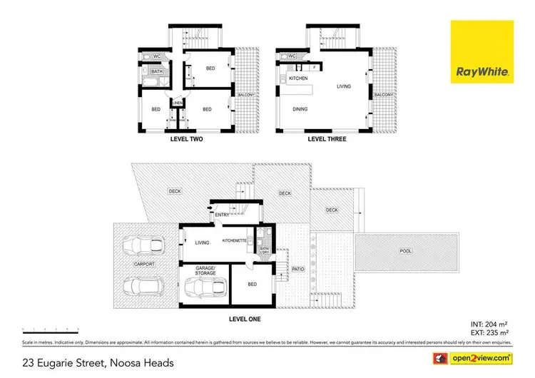 Floorplan of Homely house listing, 23 Eugarie Street, Noosa Heads QLD 4567