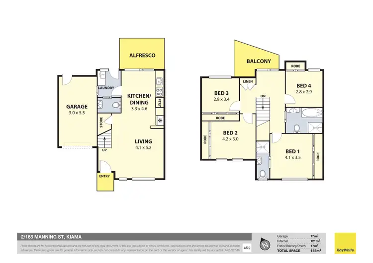 Floorplan of Homely townhouse listing, 2/168 Manning Street, Kiama NSW 2533