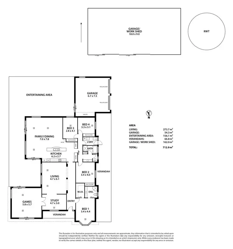 Floorplan of Homely house listing, 606 Monarto Road, Monarto SA 5254