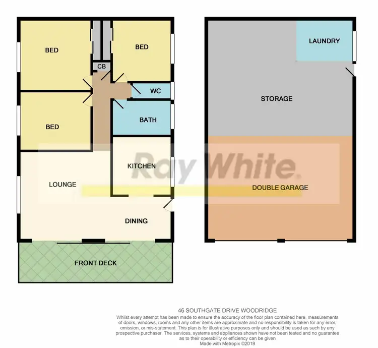 Floorplan of Homely house listing, 46 Southgate Drive, Woodridge QLD 4114