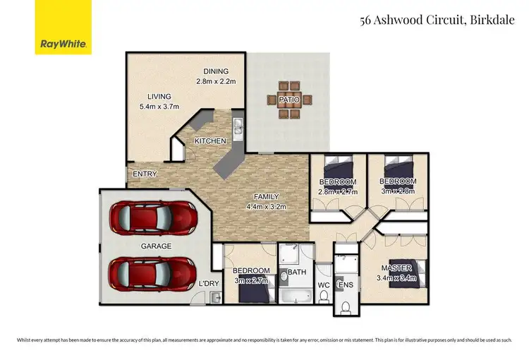 Floorplan of Homely house listing, 56 Ashwood Circuit, Birkdale QLD 4159