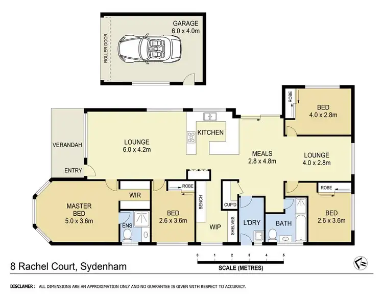 Floorplan of Homely house listing, 8 Rachel Court, Sydenham VIC 3037