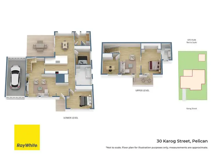 Floorplan of Homely house listing, 30 Karog Street, Pelican NSW 2281