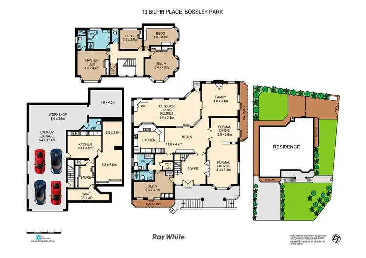 Floorplan of Homely house listing, 13 Bilpin Place, Bossley Park NSW 2176