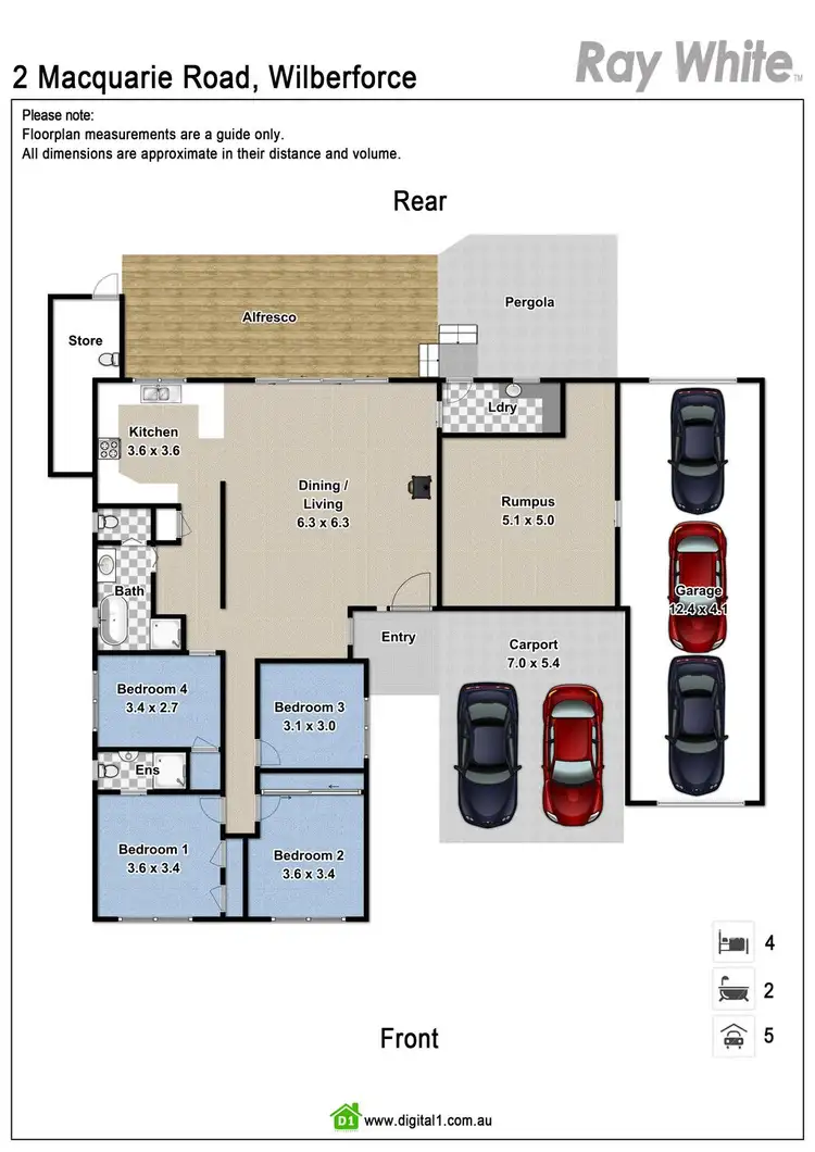 Floorplan of Homely house listing, 2 Macquarie Road, Wilberforce NSW 2756