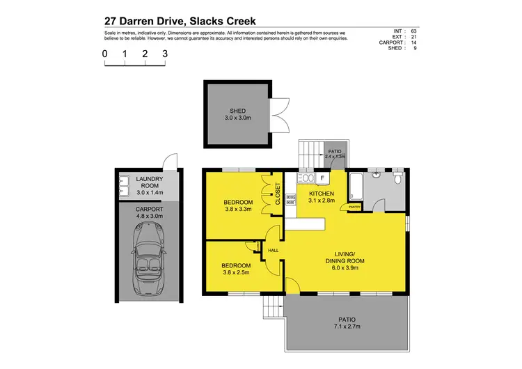 Floorplan of Homely house listing, 27 Darren Drive, Slacks Creek QLD 4127
