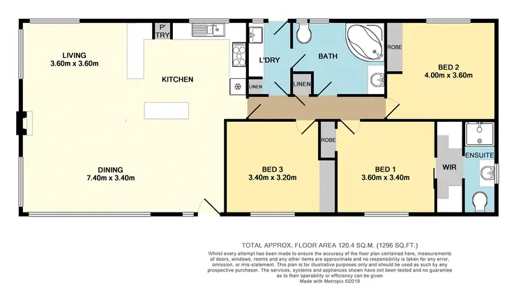 Floorplan of Homely house listing, 16 Caroline Court, Rosebud VIC 3939