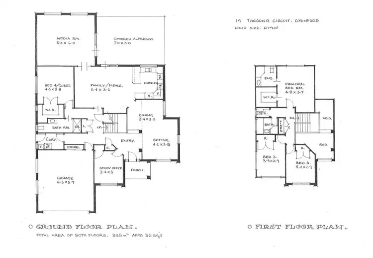 Floorplan of Homely house listing, 19 Taroona Circuit, Oxenford QLD 4210