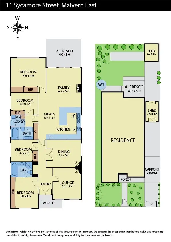 Floorplan of Homely house listing, 11 Sycamore Street, Malvern East VIC 3145