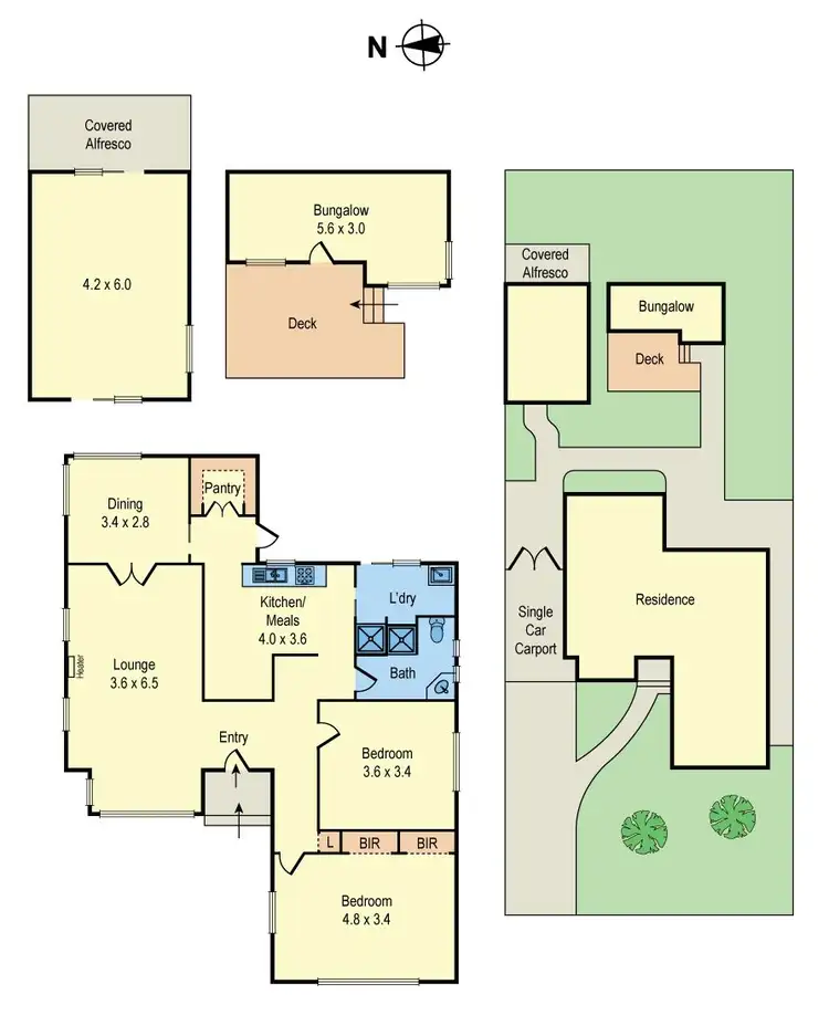 Floorplan of Homely house listing, 16 Bruthen Street, Moorabbin VIC 3189
