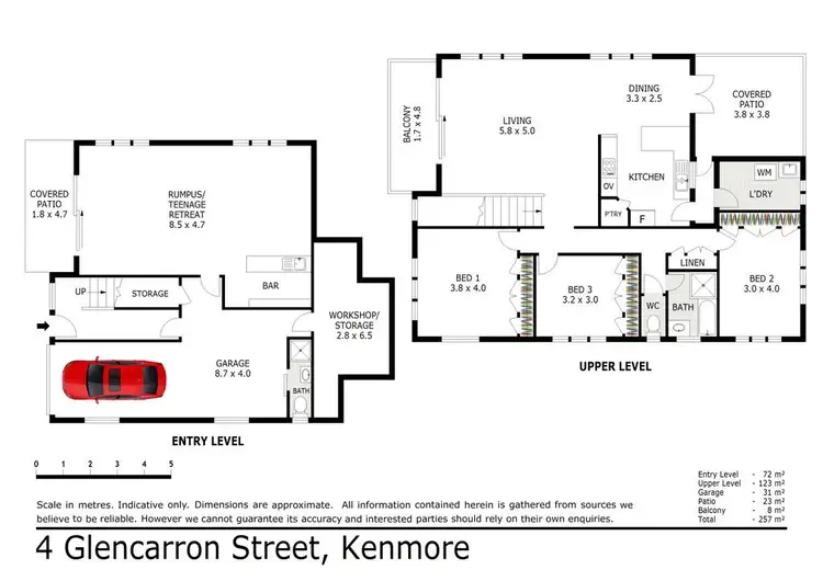 Floorplan of Homely house listing, 4 Glencarron Street, Kenmore QLD 4069