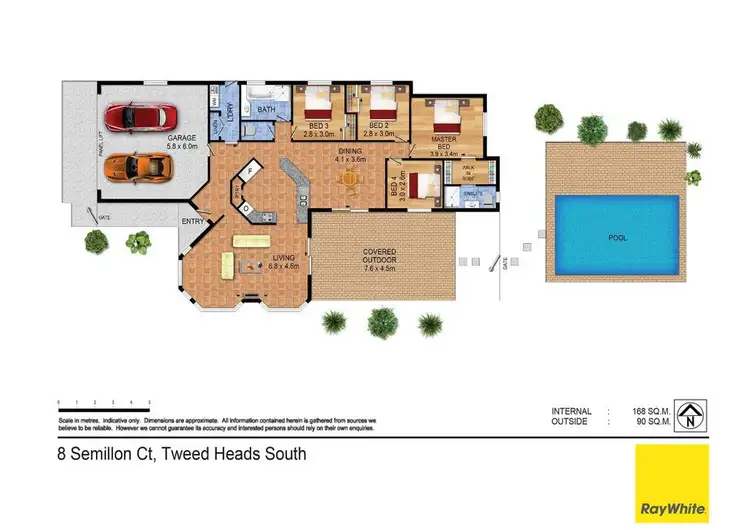 Floorplan of Homely house listing, 8 Semillon Court, Tweed Heads South NSW 2486
