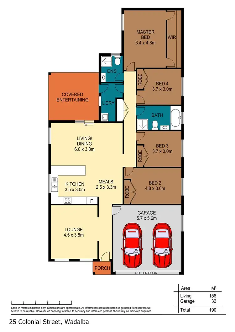 Floorplan of Homely house listing, 25 Colonial Street, Wadalba NSW 2259
