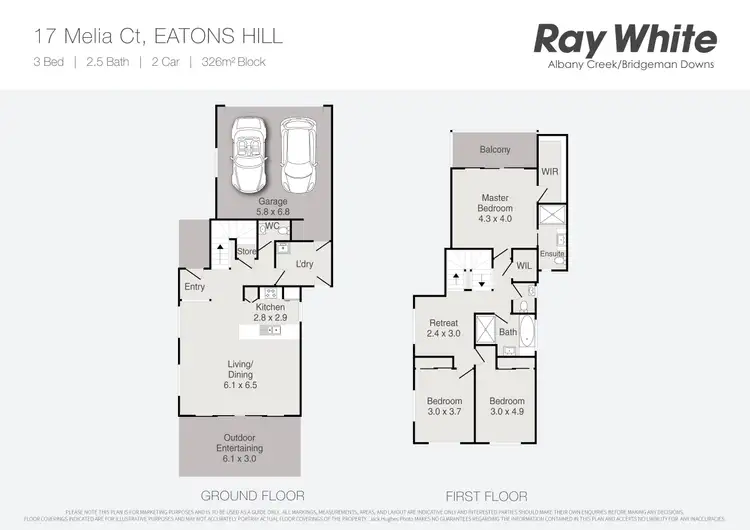 Floorplan of Homely house listing, 17 Melia Court, Eatons Hill QLD 4037