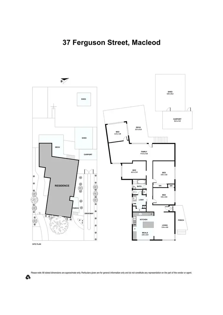 Floorplan of Homely house listing, 37 Ferguson Street, Macleod VIC 3085