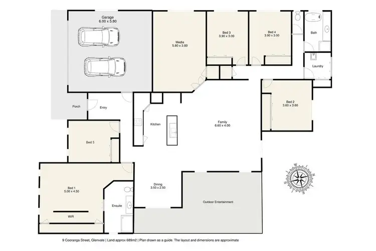 Floorplan of Homely house listing, 9 Cooranga Street, Glenvale QLD 4350