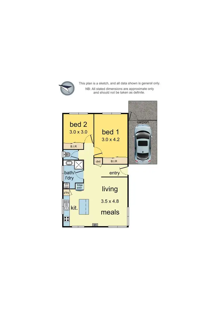 Floorplan of Homely unit listing, 2/147-149 Maroondah Highway, Croydon VIC 3136
