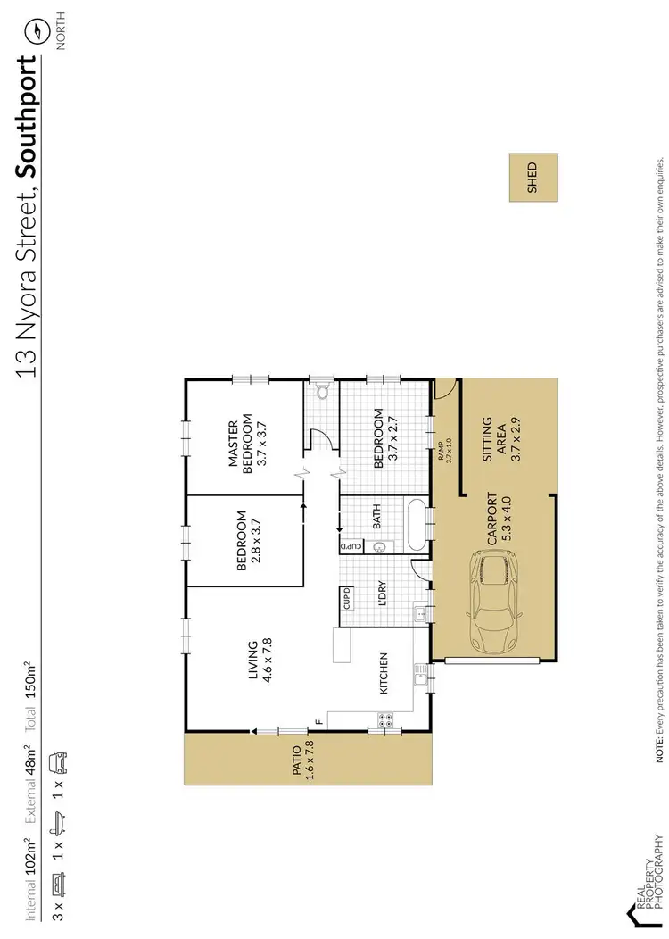 Floorplan of Homely house listing, 13 Nyora Street, Southport QLD 4215
