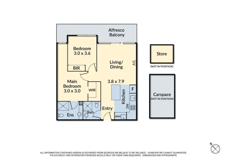 Floorplan of Homely apartment listing, 412/233 Maroondah Highway, Ringwood VIC 3134