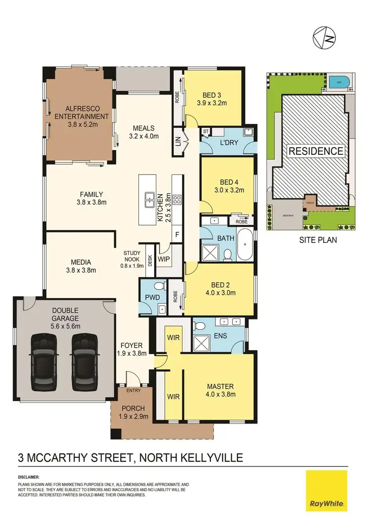 Floorplan of Homely house listing, 3 McCarthy Street, Kellyville NSW 2155