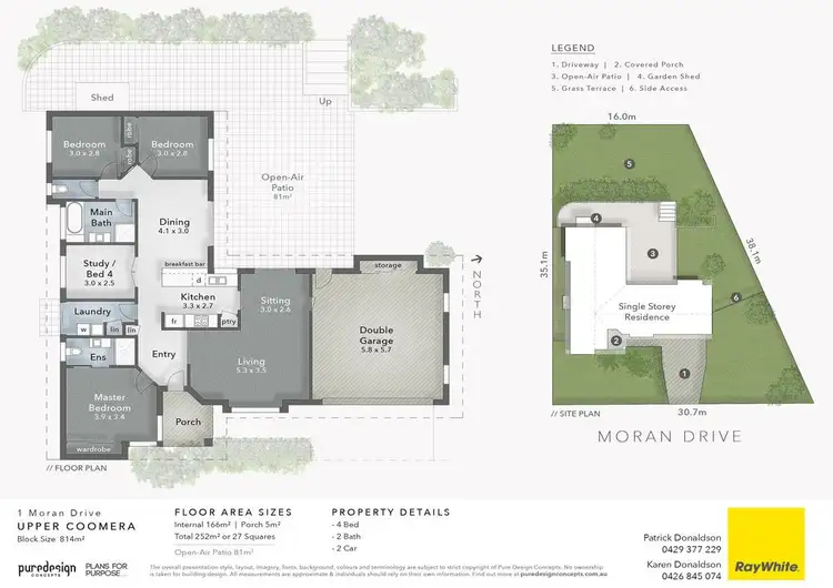 Floorplan of Homely house listing, 1 Moran Drive, Upper Coomera QLD 4209