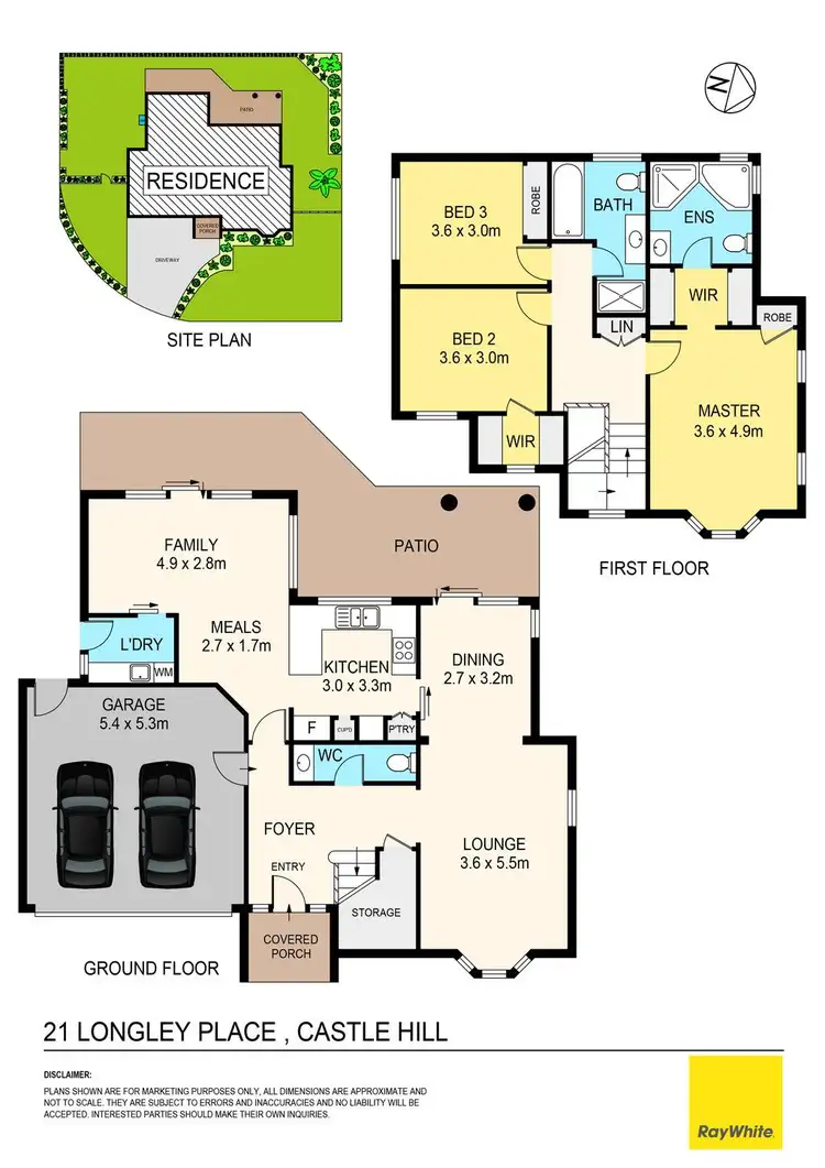 Floorplan of Homely house listing, 21 Longley Place, Castle Hill NSW 2154
