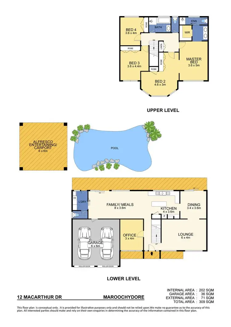 Floorplan of Homely house listing, 12 Macarthur Drive, Maroochydore QLD 4558