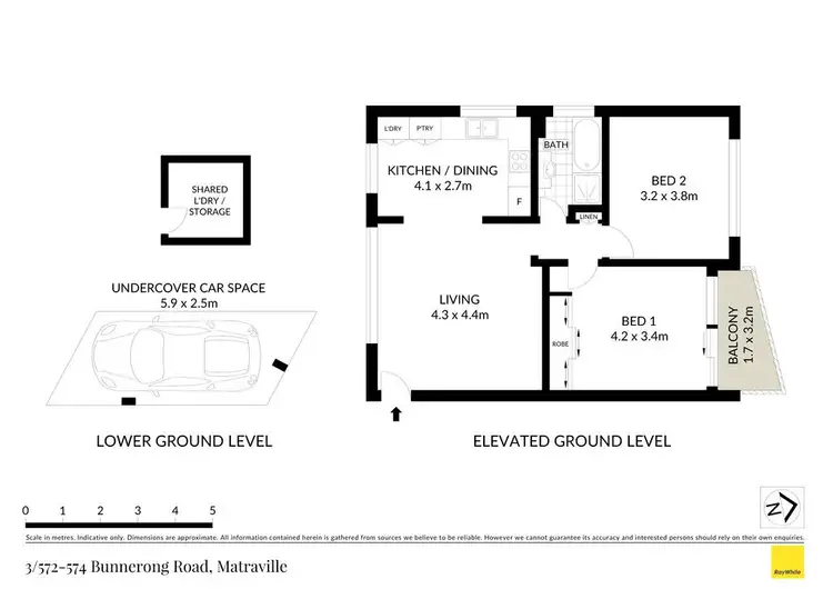 Floorplan of Homely apartment listing, 3/572-574 Bunnerong Road, Matraville NSW 2036