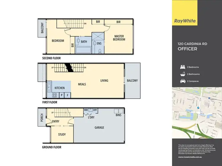 Floorplan of Homely townhouse listing, 27/120 Cardinia Road, Officer VIC 3809