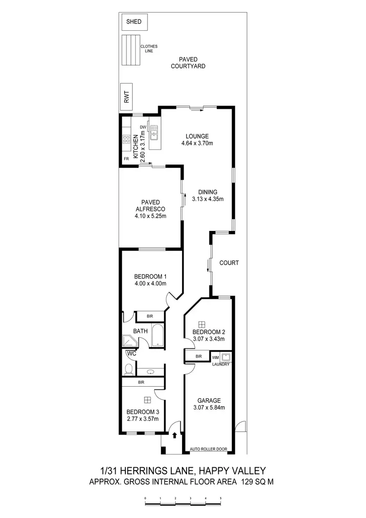 Floorplan of Homely house listing, 1/31 Herrings Lane, Happy Valley SA 5159