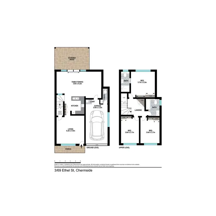 Floorplan of Homely townhouse listing, 3/69 Ethel Street, Chermside QLD 4032