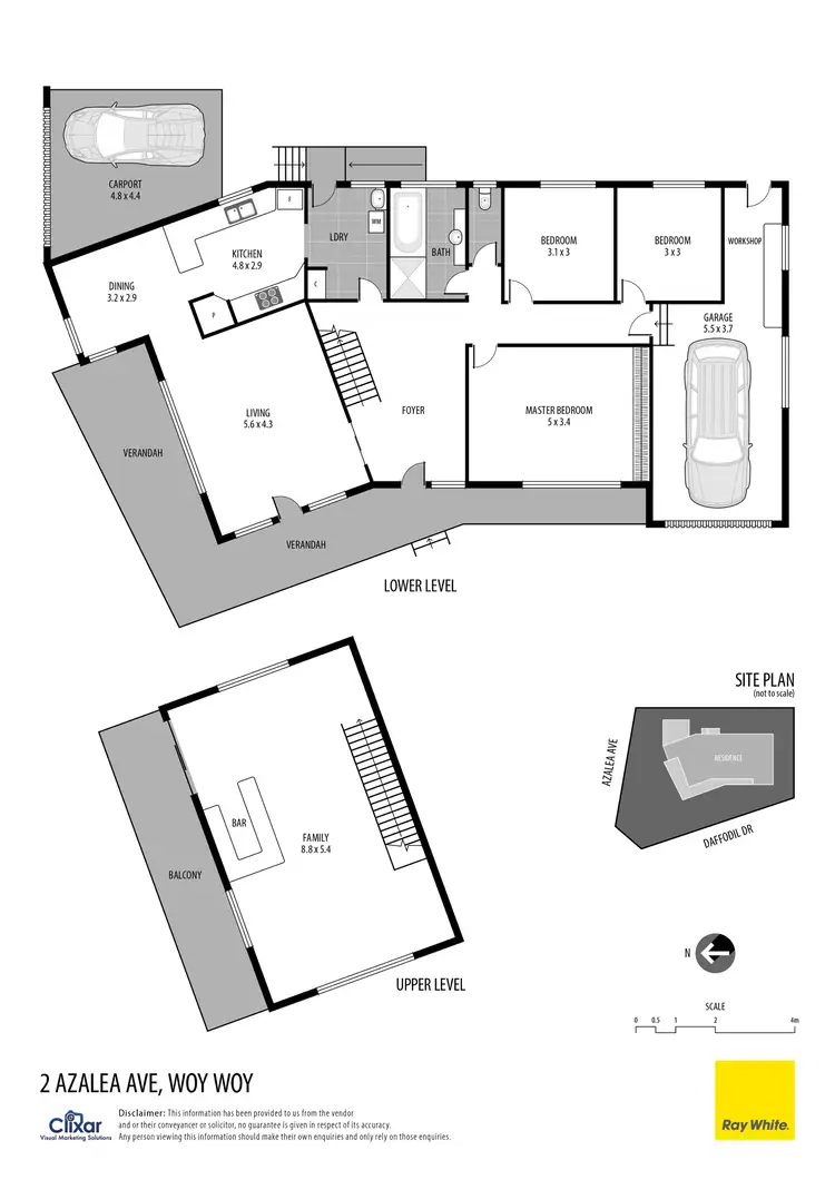 Floorplan of Homely house listing, 2 Azalea Avenue, Woy Woy NSW 2256