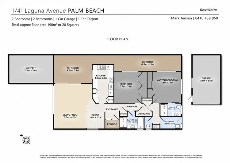 Floorplan of Homely other listing, 1/41 Laguna Avenue, Palm Beach QLD 4221