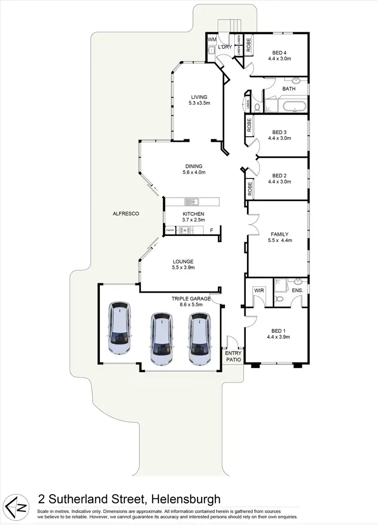 Floorplan of Homely house listing, 2 Sutherland Street, Helensburgh NSW 2508