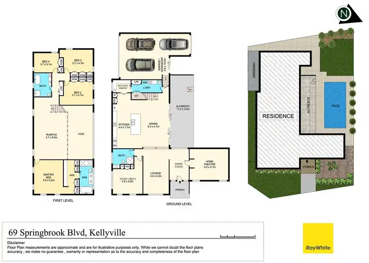 Floorplan of Homely house listing, 69 Springbrook Boulevard, North Kellyville NSW 2155
