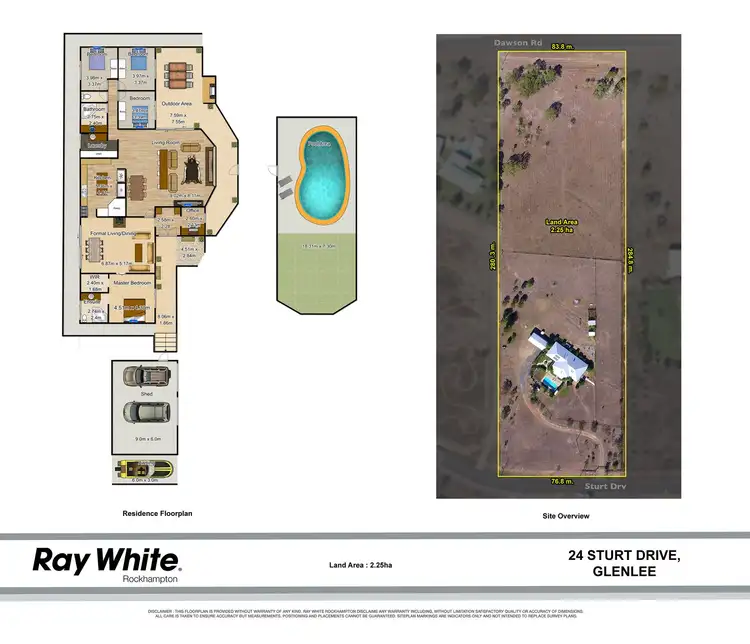 Floorplan of Homely house listing, 24 Sturt Drive, Glenlee QLD 4711